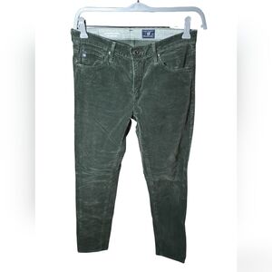 AG Adriano Goldschmied Corduroy Pants Women’s Green 27R